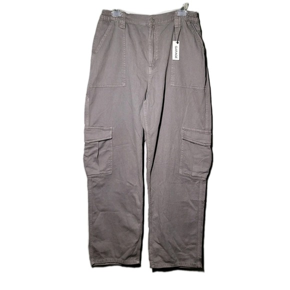 Garage Pants - NWT Garage Womens Cargo Pants Gray  Size Large  Pantalon Carpenter